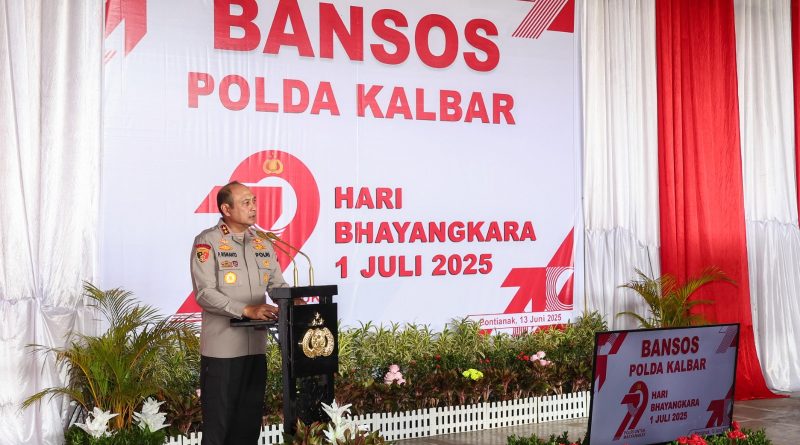 Kick Off Bakti Sosial Hari Bhayangkara ke-79, Polda Kalbar Hadir untuk Masyarakat