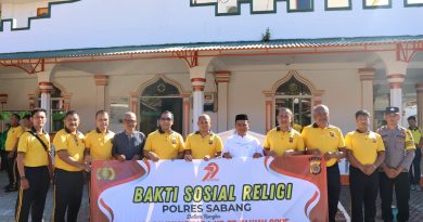 Sambut HUT Bhayangkara ke-79, Polres Sabang Gelar Bakti Sosial Sambut HUT Bhayangkara ke-79, Polres Sabang Gelar Bakti Sosial